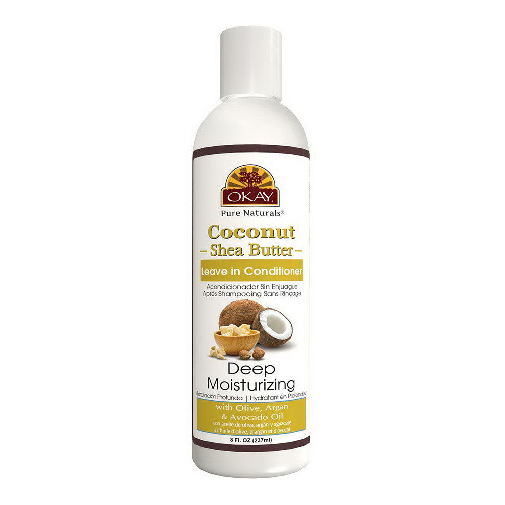 Okay Coconut and Shea Butter Leave in Conditioner, 8 Oz